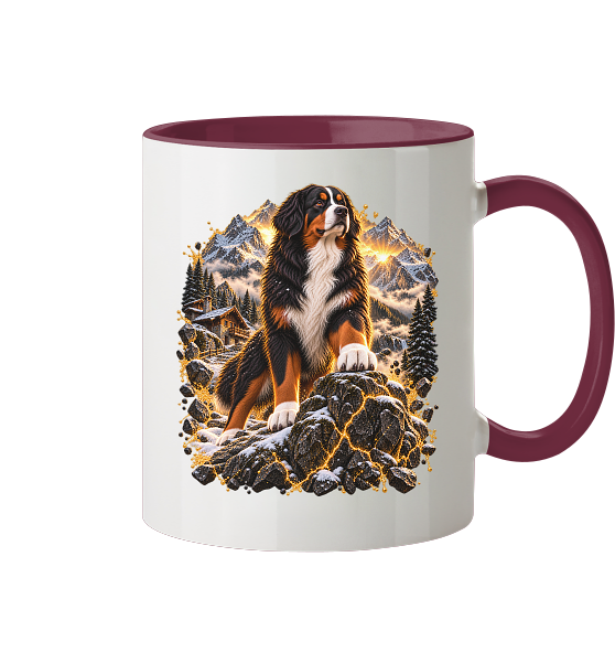 Berner Sennenhund - Power - Tasse zweifarbig