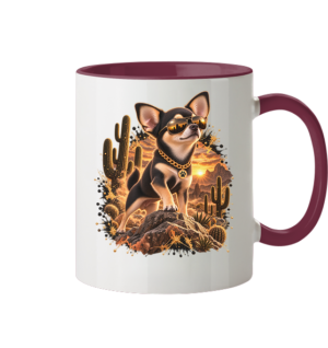 Chihuahua - Power - Tasse zweifarbig