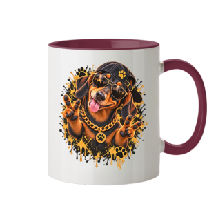 Dackel - Funny - Tasse zweifarbig