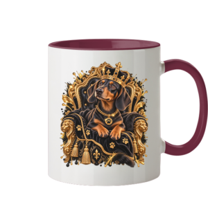 Dackel - King - Tasse zweifarbig