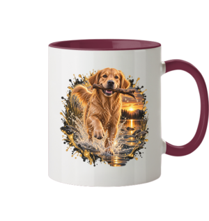 Golden Retriever - Power - Tasse zweifarbig