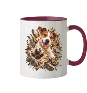 Jack Russell - Breaking Through - Tasse zweifarbig