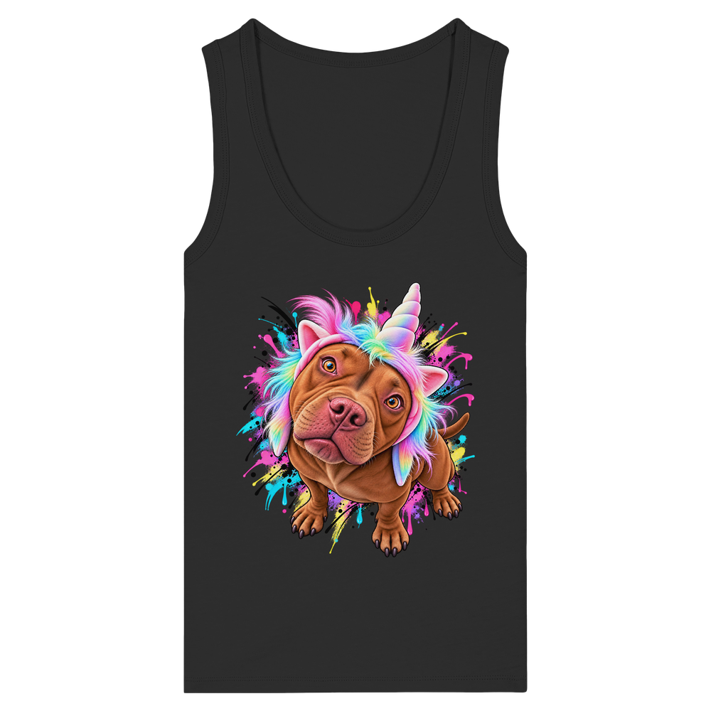 Mila Original - Unicorn - Womens Organic Fitted Tank Top – Bild 3