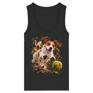 Jack Russell - Power - Womens Organic Fitted Tank Top