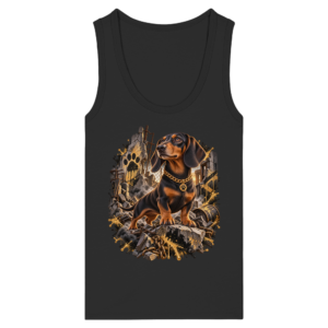 Dackel - Power - Womens Organic Fitted Tank Top