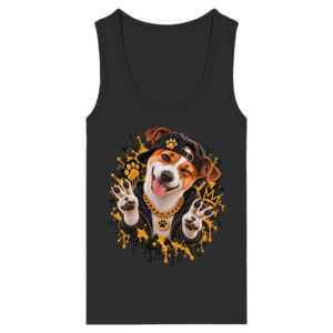 Jack Russell - Funny - Womens Organic Fitted Tank Top