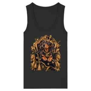 Dackel - King - Womens Organic Fitted Tank Top