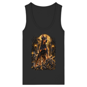 Dobermann - Power - Womens Organic Fitted Tank Top