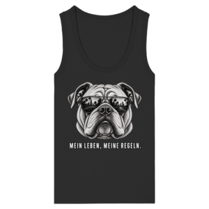 Mein Leben. Meine Regeln. - Womens Organic Fitted Tank Top