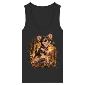 Chihuahua - Power - Womens Organic Fitted Tank Top