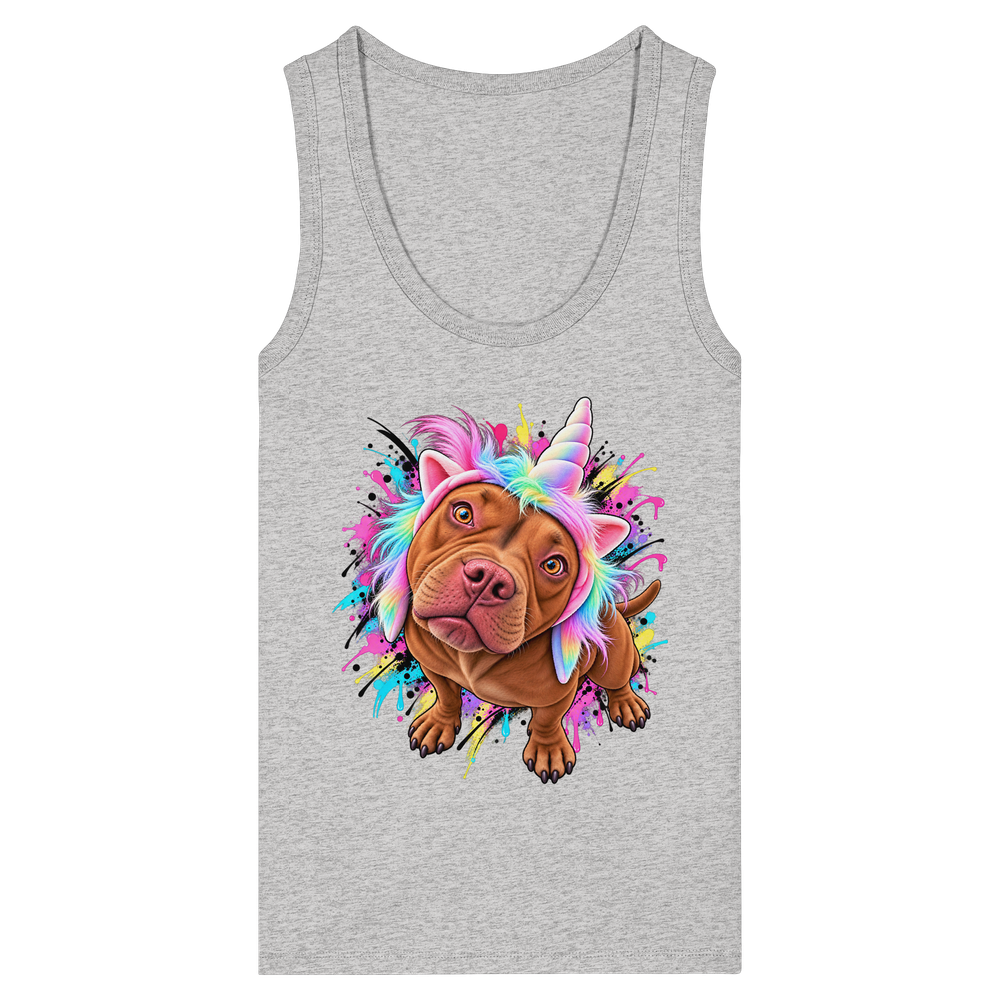 Mila Original - Unicorn - Womens Organic Fitted Tank Top