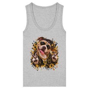 American Pitbull Terrier - Funny - Womens Organic Fitted Tank Top