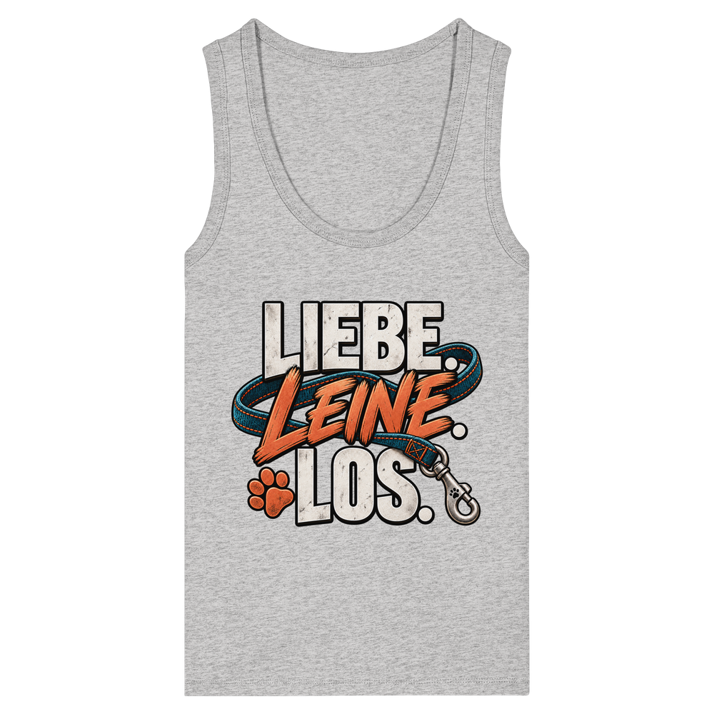 Liebe. Leine. Los. - Womens Organic Fitted Tank Top