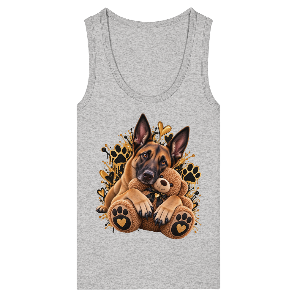 Malinois - Cuddle - Womens Organic Fitted Tank Top