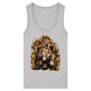 American Pitbull Terrier - King - Womens Organic Fitted Tank Top