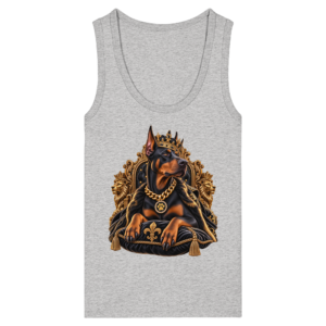 Dobermann - King - Womens Organic Fitted Tank Top