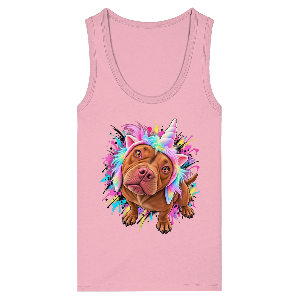 Mila Original - Unicorn - Womens Organic Fitted Tank Top – Bild 2