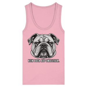 Kein Bock auf Smalltalk - Womens Organic Fitted Tank Top