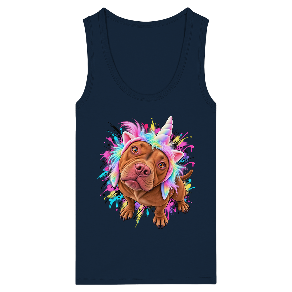 Mila Original - Unicorn - Womens Organic Fitted Tank Top – Bild 5