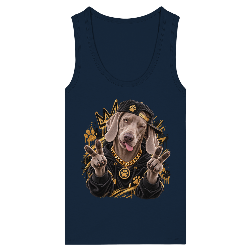 Weimaraner - Funny - Womens Organic Fitted Tank Top – Bild 5