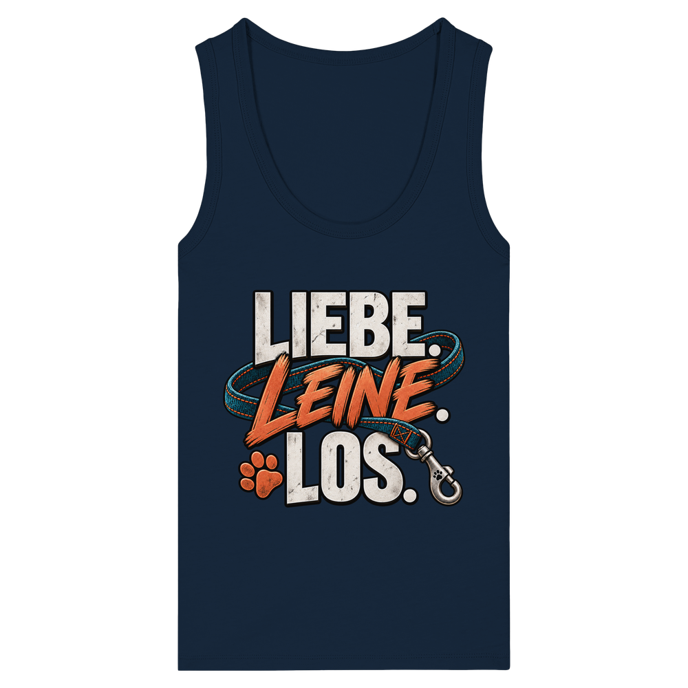Liebe. Leine. Los. - Womens Organic Fitted Tank Top