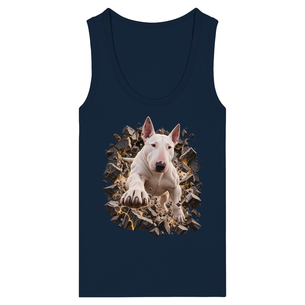 Bullterrier - Breaking Through - Womens Organic Fitted Tank Top – Bild 5