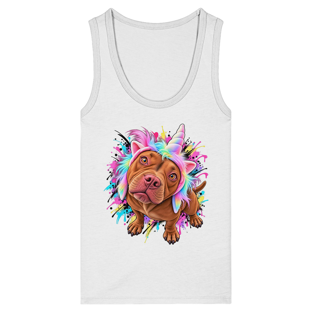 Mila Original - Unicorn - Womens Organic Fitted Tank Top – Bild 4
