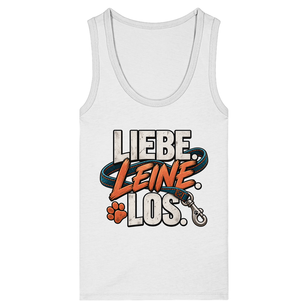 Liebe. Leine. Los. - Womens Organic Fitted Tank Top