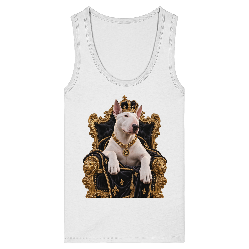 Bullterrier - King - Womens Organic Fitted Tank Top – Bild 3